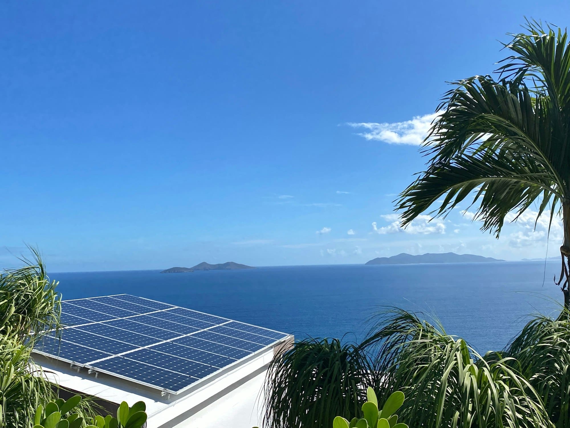 Tropical solar panels